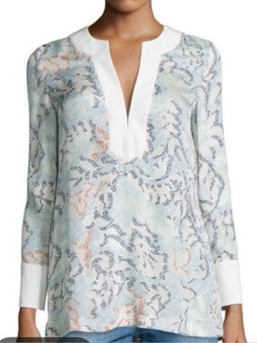 Tory Burch silk tunic, size 12